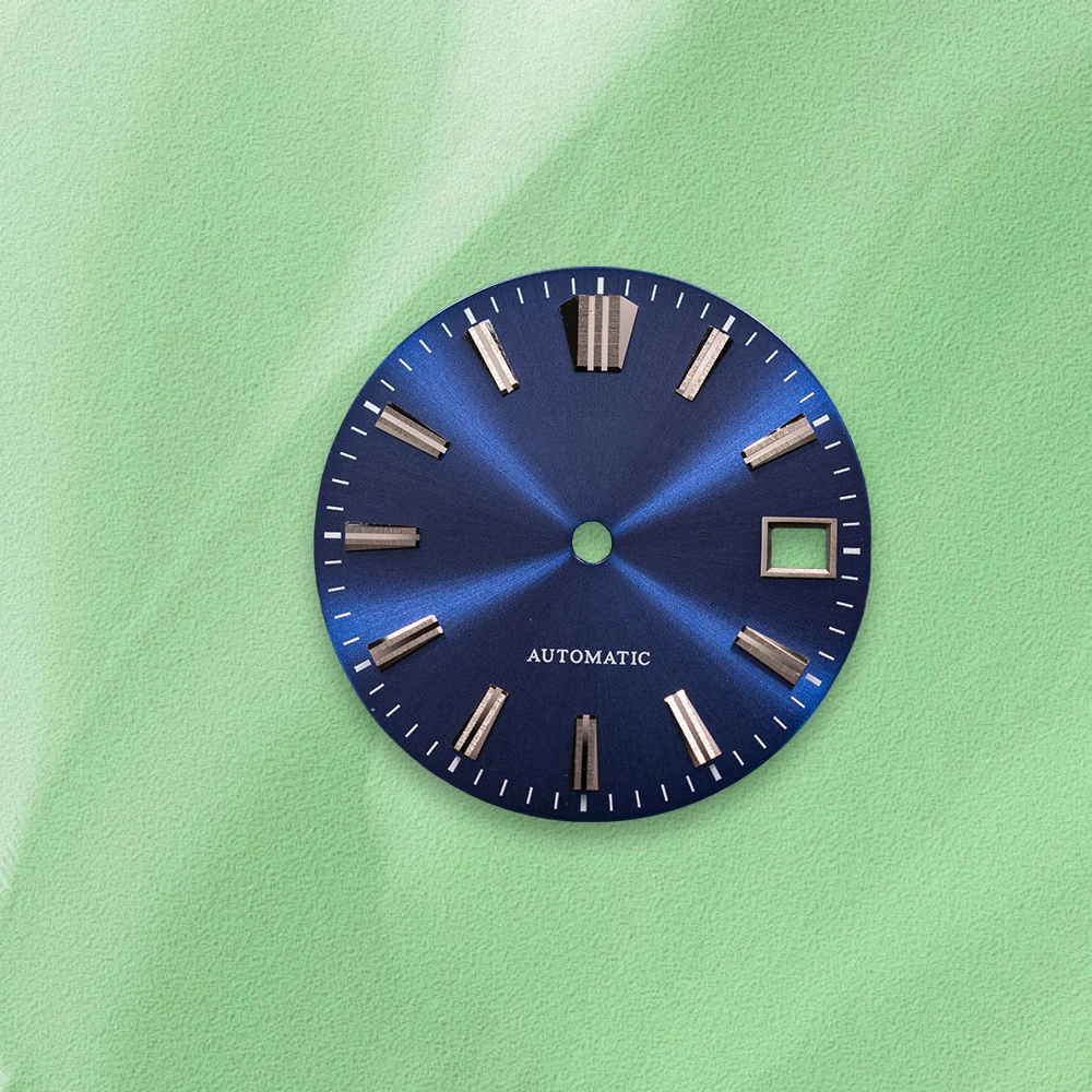 المبيعات الساخنة 28.5 مللي متر S شعار NH35 الأسود التلقائي الهاتفي لا Noctilucent صالح NH35 NH36 4R 7S ساعة يد تعمل بالحركة تعديل الملحقات