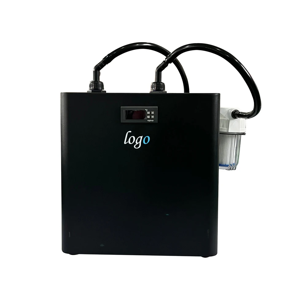 

Gold seller 1/2 HP Water Chiller Water Cooler Chilling Equipment with Filter Pump Set up for 500L Water Minumun Temperature 2 C