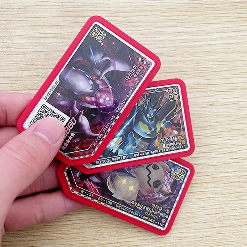 Korean Gaole Rush 3 Gaole Disks 11th 5 Star Luck Ga Ole 행운디스크 Arcade QR Flash Card Grade Gaore 러시3탄 Mewtwo 레쿠쟈/이벨타르/가이오가