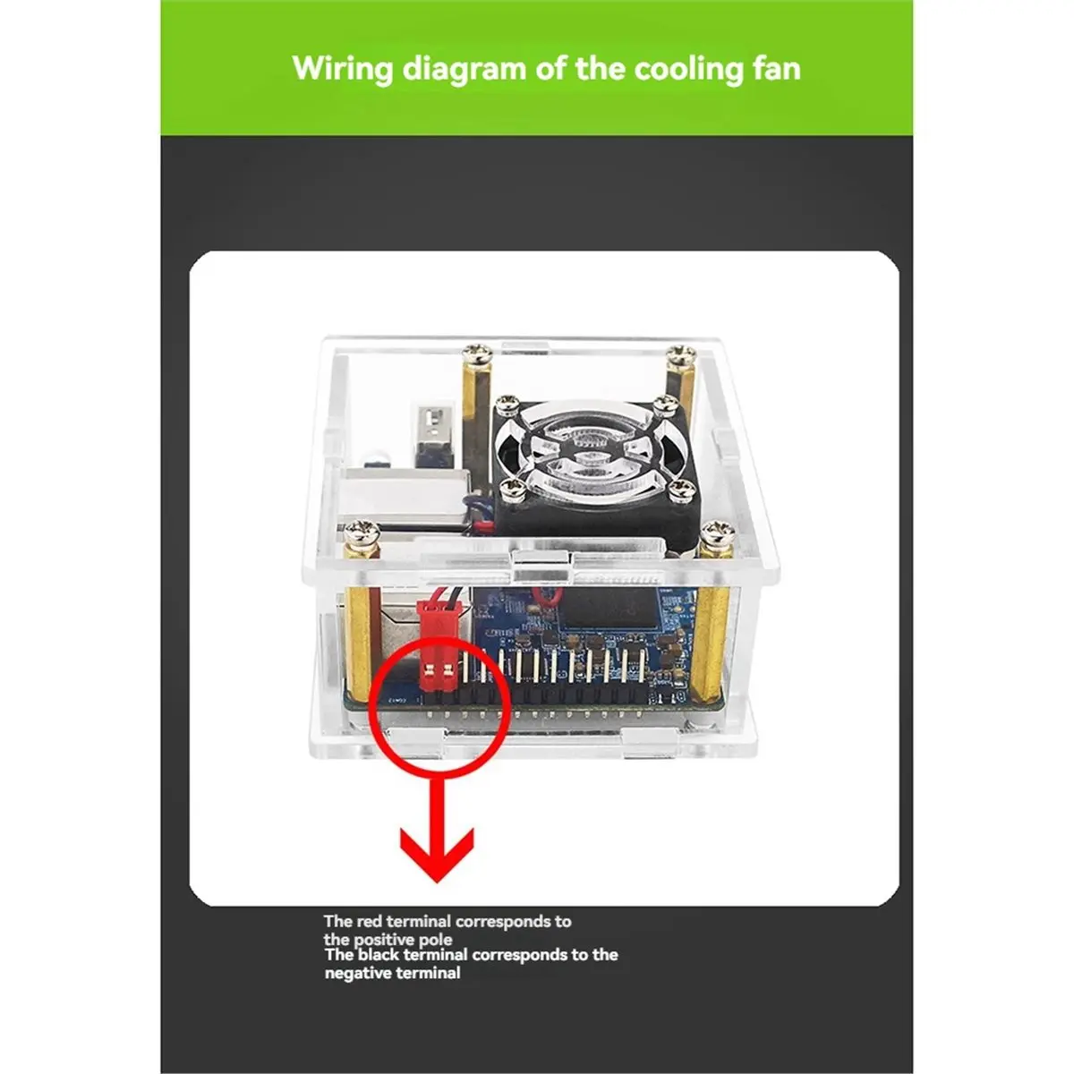 828new Acrylic Case for R1 Plus with Cooling Fan Protective Shell Enclosure Box Cover for R1 Plus Board