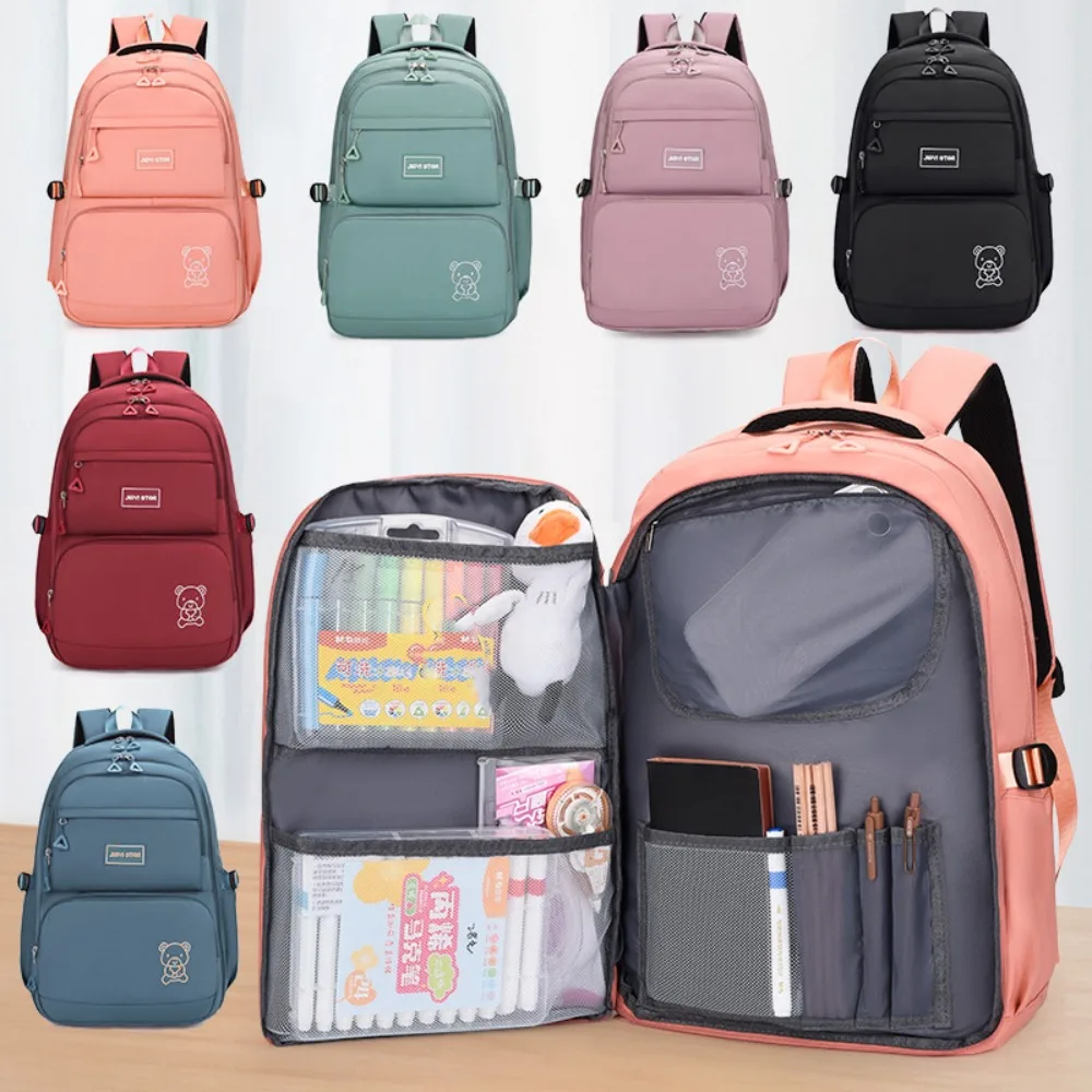 

Durable Large Capacity Backpack Casual Waterproof School Bag Multifunctional Shoulder Bag