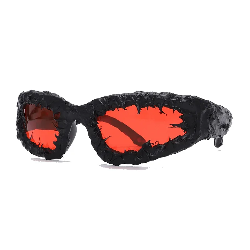 Drip Glue Handmade Spiked Retro Vintage punk Goggles Glasses Welding Hip-hop Retro Desinger Cosplay Party Eyewear