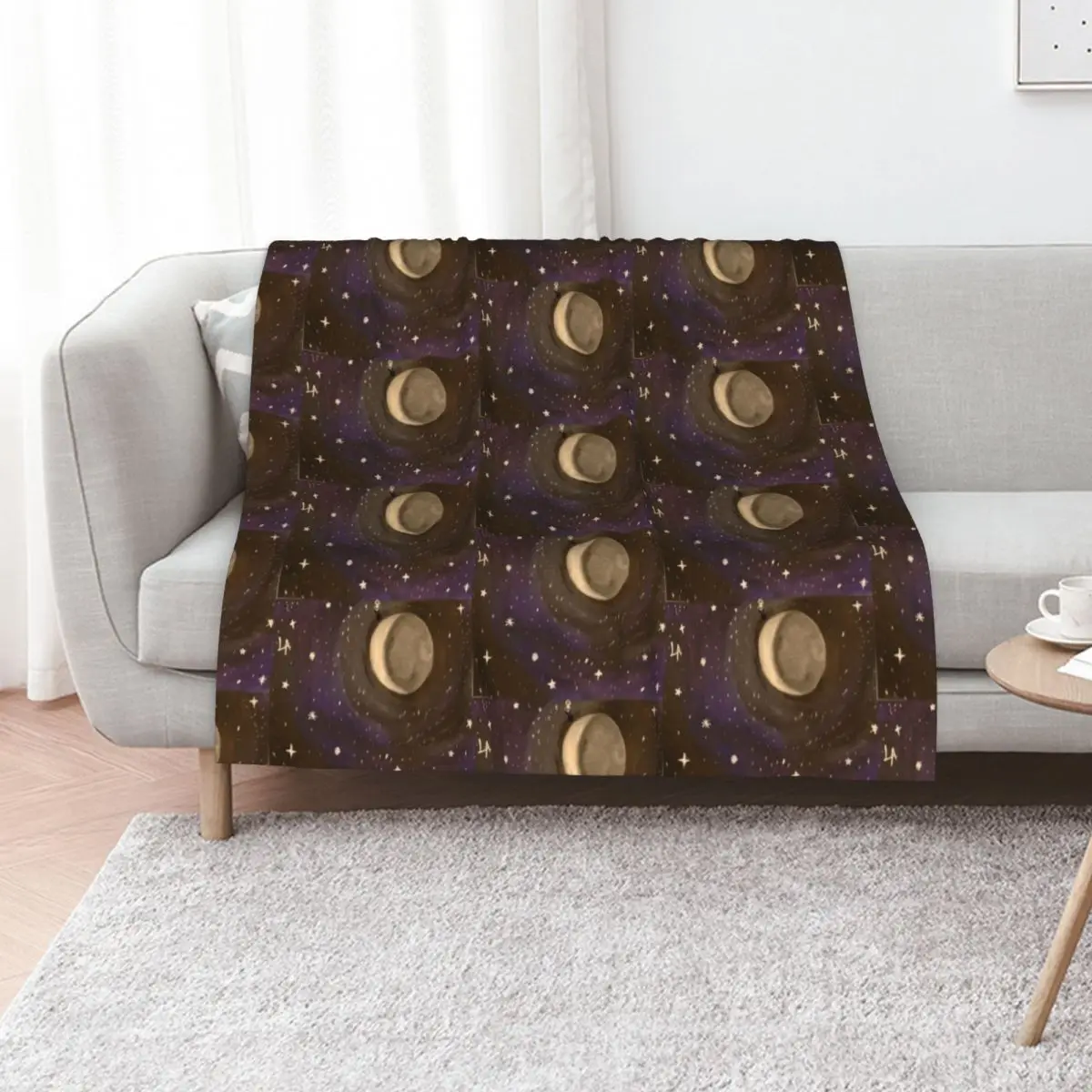 Moon Phase IV Waning Crescent Throw Blanket Summer Luxury St Baby Soft Big Soft Beds Thin Blankets