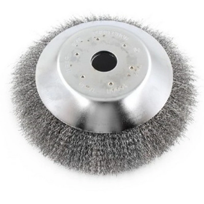 

3.5X15cm Trimmer Head Thin Steel Wire Brush Weeding Plate For Lawn Mower Garden Weed Brush Cutter Tools