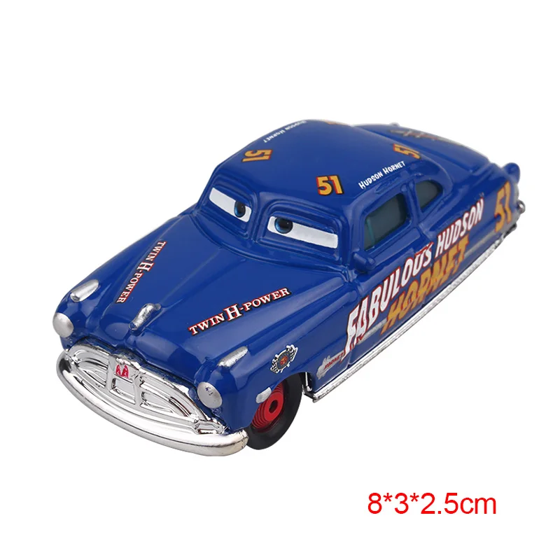 Disney Pixar Cars 3 Diecast Metal Alloy Model Car Toy, Relâmpago Mcqueen Raça Div Fritter, Coleção Miss Frank, 1:55 Diecast Presentes