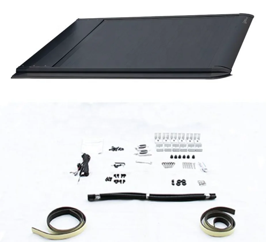 

2025 Hummer Ev Pickup Truck Aluminium Hard Roller Shutter Lid Retractable Trunk Bed Covers Electric Tonneau Cover