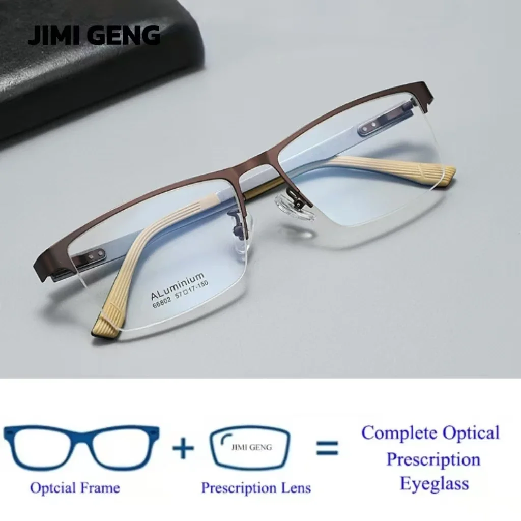 خفيفة رجال الأعمال نظارات نظارات للقراءة مكافحة الضوء الأزرق قصر النظر وصفة طبية نظارات مد البصر النظارات البصرية #1