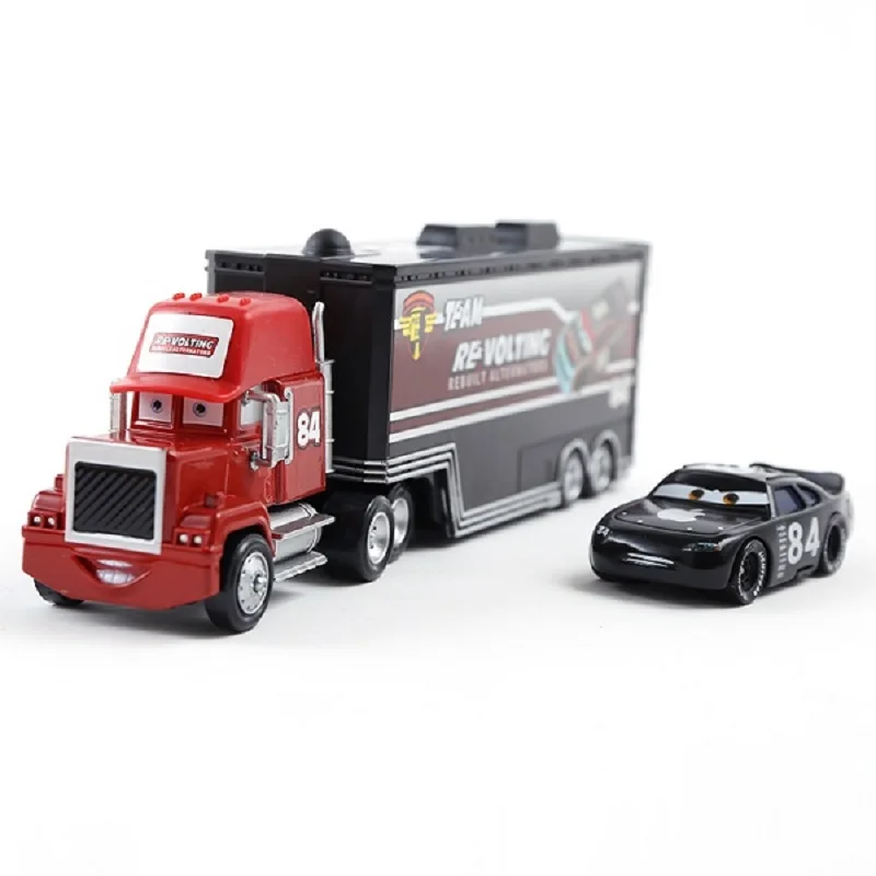 Disney Pixar Cars 3 Diecast Metal Zygzak McQueen Mack Wujek Disney Figurki z kreskówek Model Zabawki Pojazdy Prezent urodzinowy dla dziecka