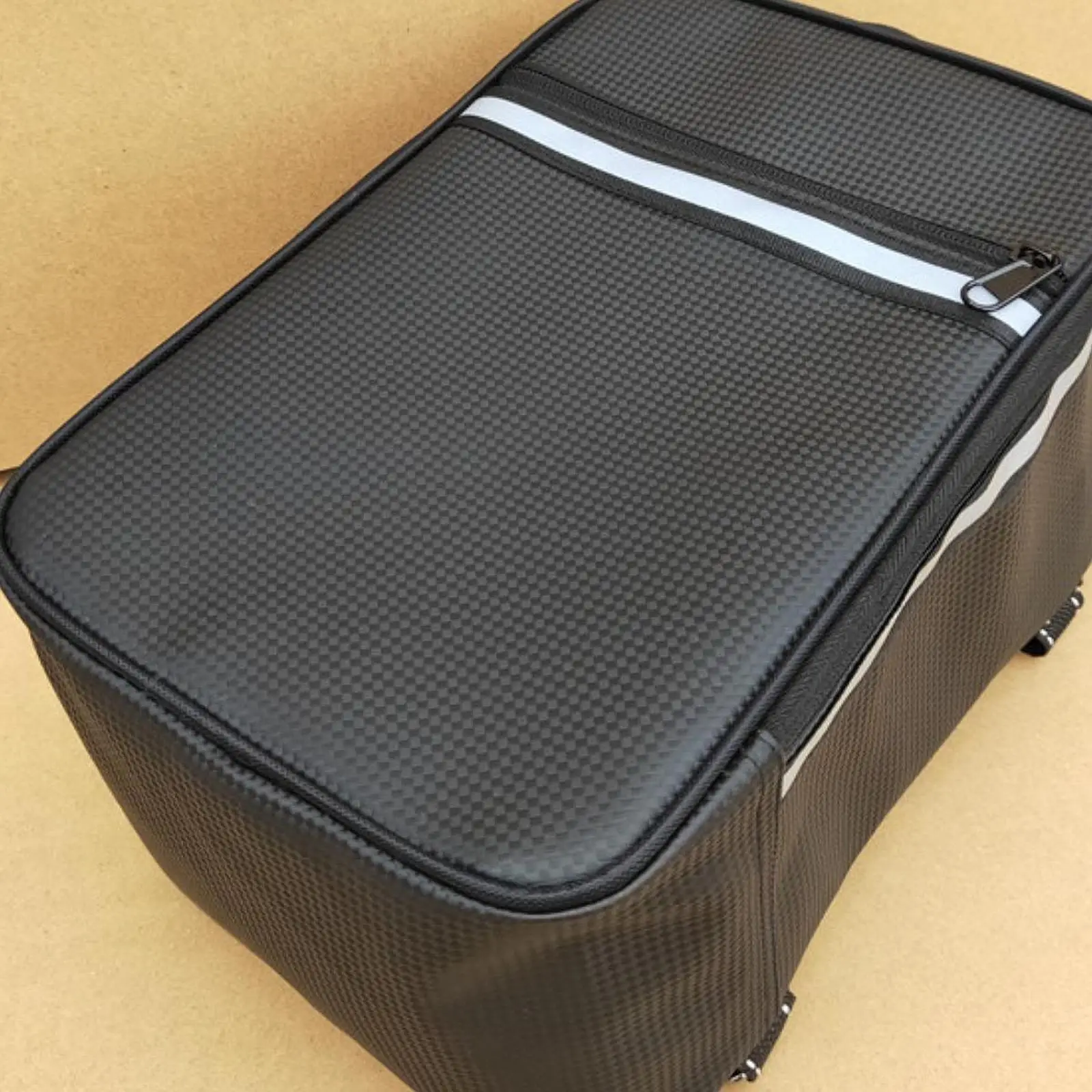 

Bicycle Saddle Bag Waterproof PU Leather Tail Storage Cycling Bag Rear Luggage for Bikepacking Adventures