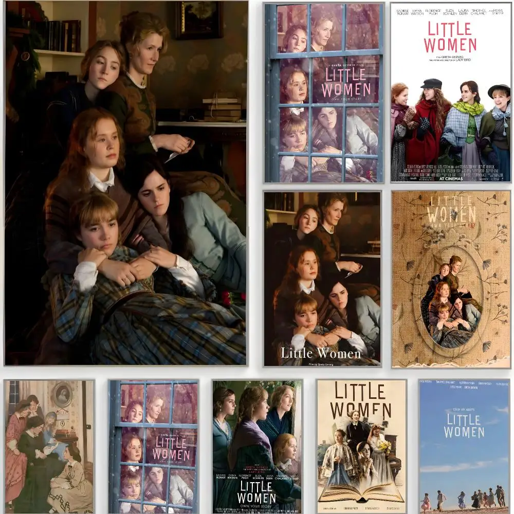 classic romance l-little women Poster Classic Wall Art  Home Decor  Peel and Stick Unframed