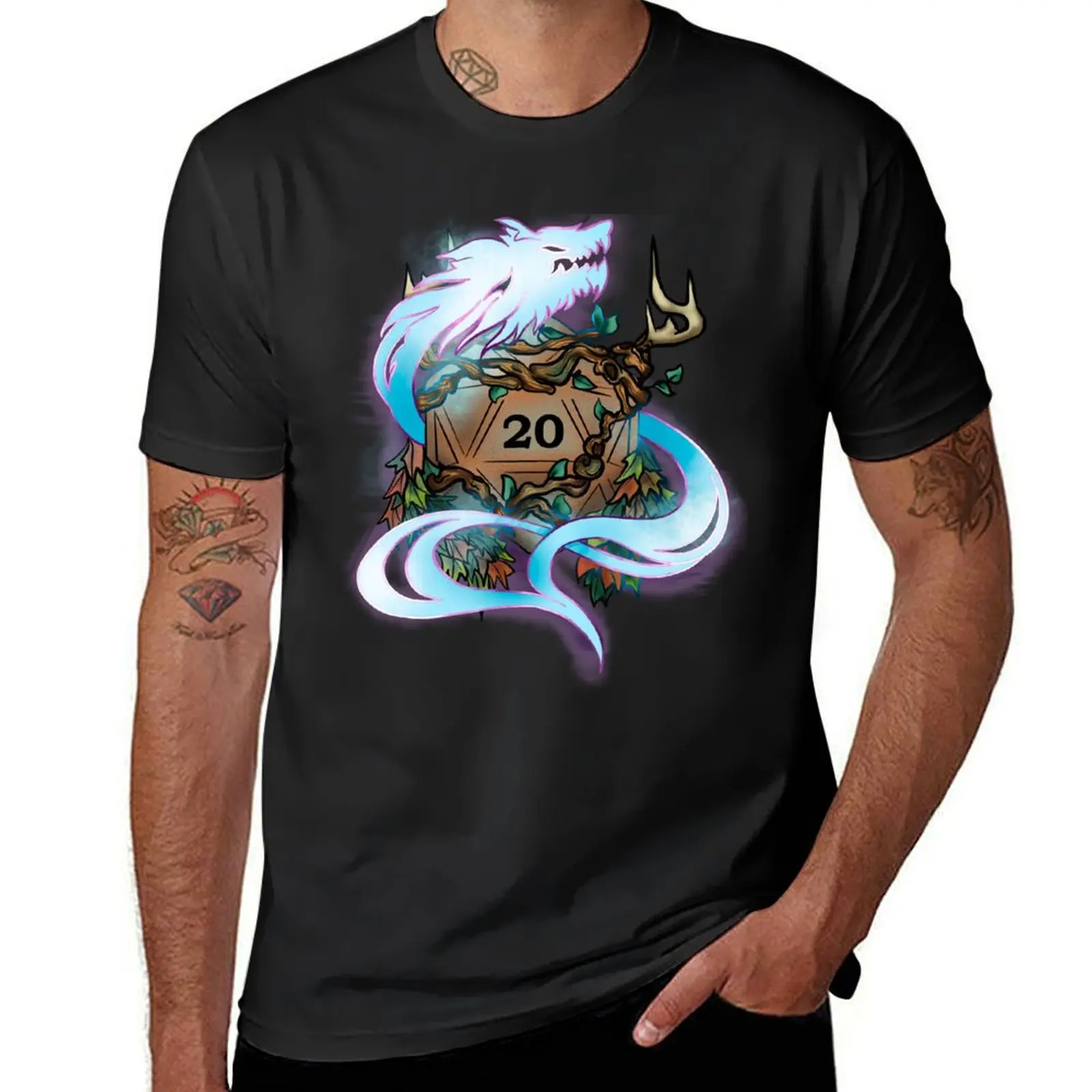 D&Dice; Druid T-Shirt customs shirts graphic tees mens graphic t-shirts