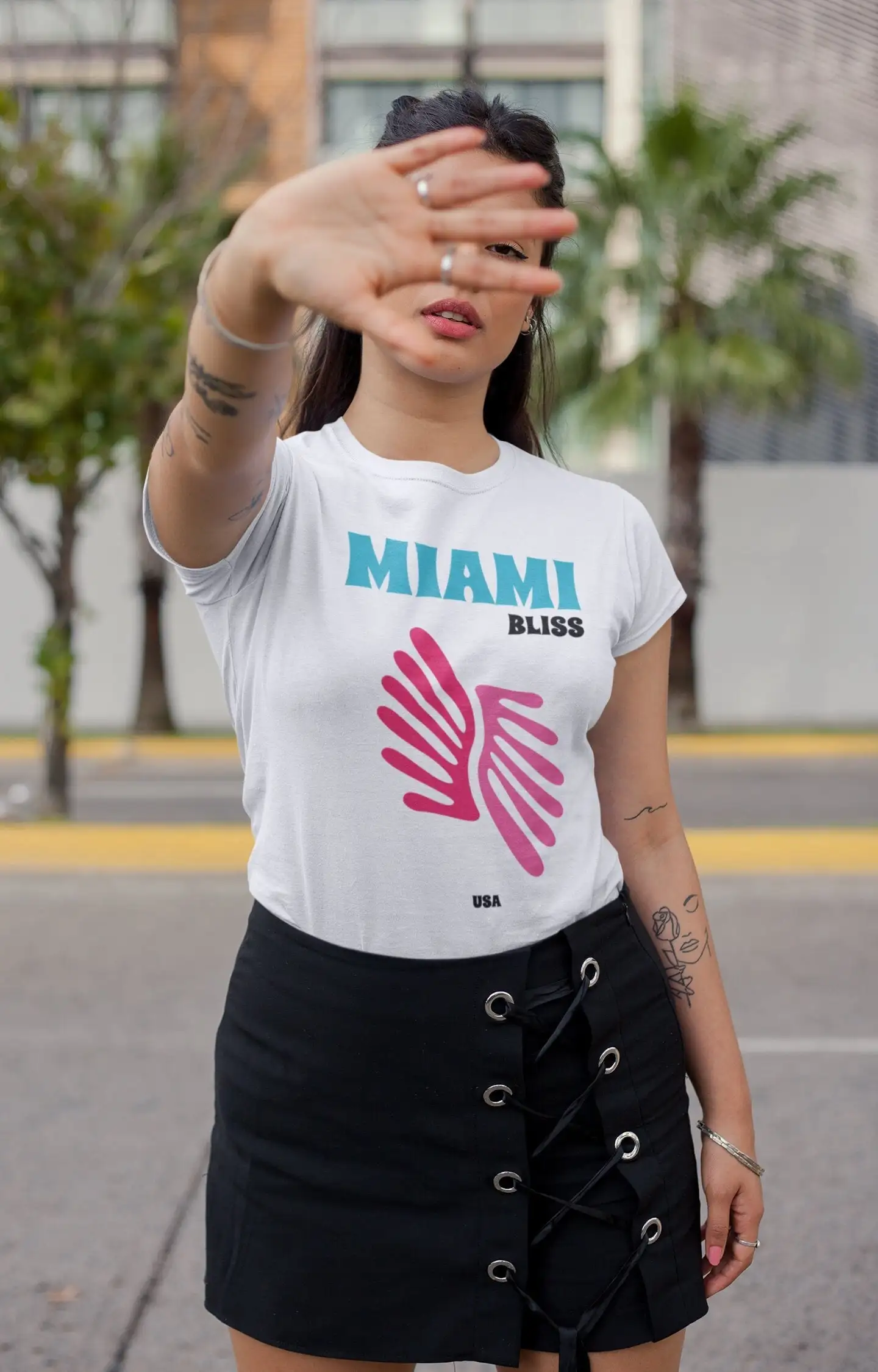 Miami Bliss T Shirt Bohemia Summer Pop Art S For Her Usa Retro Tumblr Aesthetic Clothing