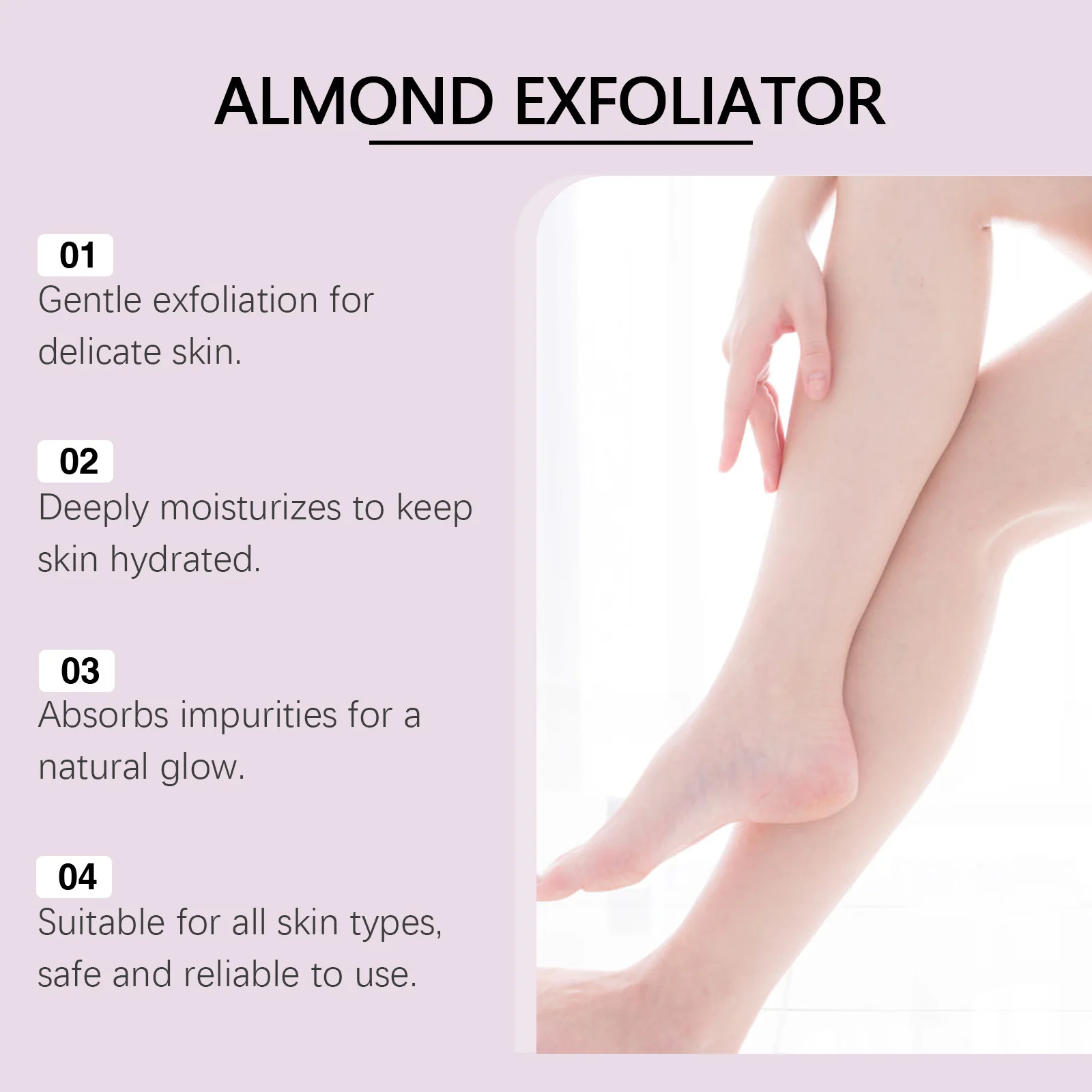 OceAura Body Scrub Delikatny peeling z olejem słonecznikowym i słodkim migdałkowym - nawilżający dla gładkiej skóry, długotrwałe nawilżenie