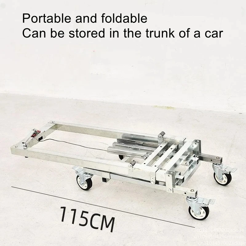 Small cart lift truck mobile home portable street vending cargo transport tool cart ultra-lightweight folding transport cart