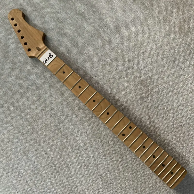 

NO LOGO Roasted Maple ST Model Electric Guitar Neck 22 Frets 648 Scales Length for DIY Part GN218