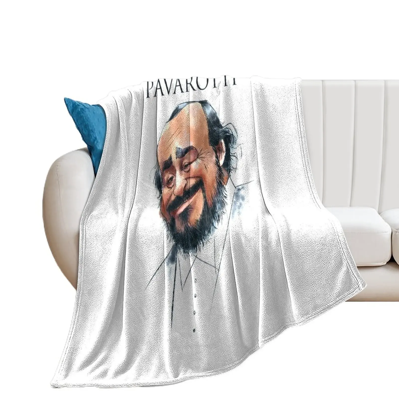 Opera Tenor Pavarotti Throw Blanket Blankets For Baby Camping Blankets