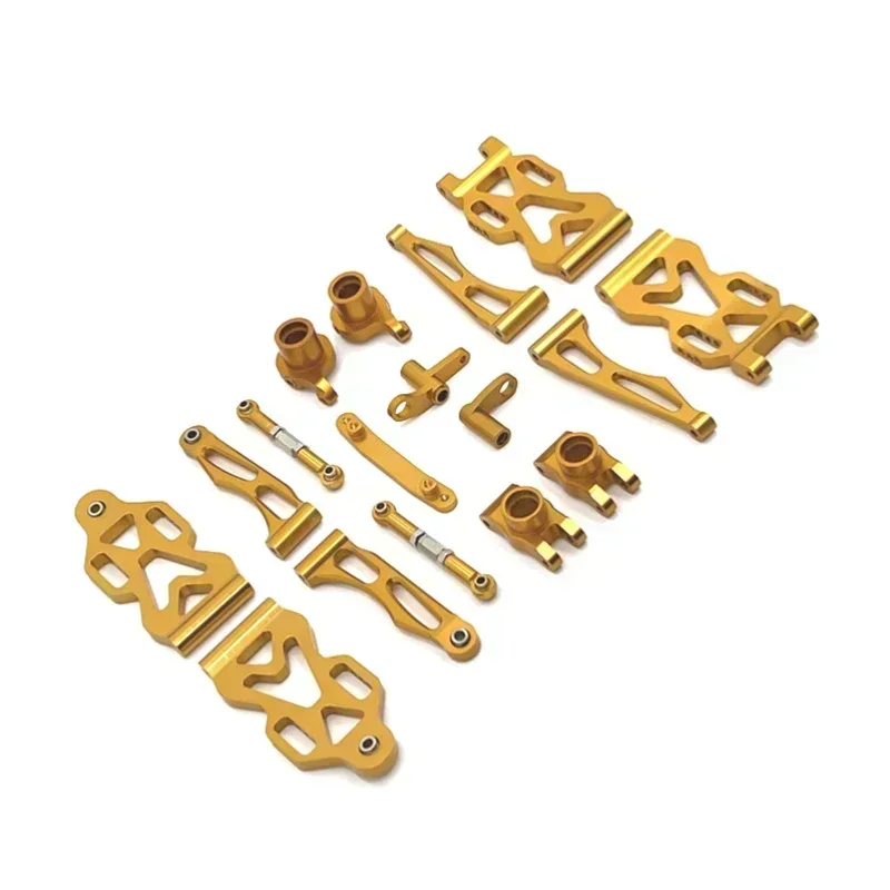 Actualización de Metal, brazo oscilante, copa de dirección, biela, juego, para SCY 1/16 JJRC 16101 16102 16103 16104 16106 16201 piezas de coche RC