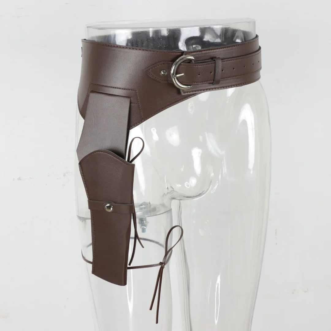UYEE Vintage Western Leder-Pistolenholster-Gürtel, Oberschenkel-Pistolenhalter für Cosplay-Kostüm-Accessoire – Detail 6