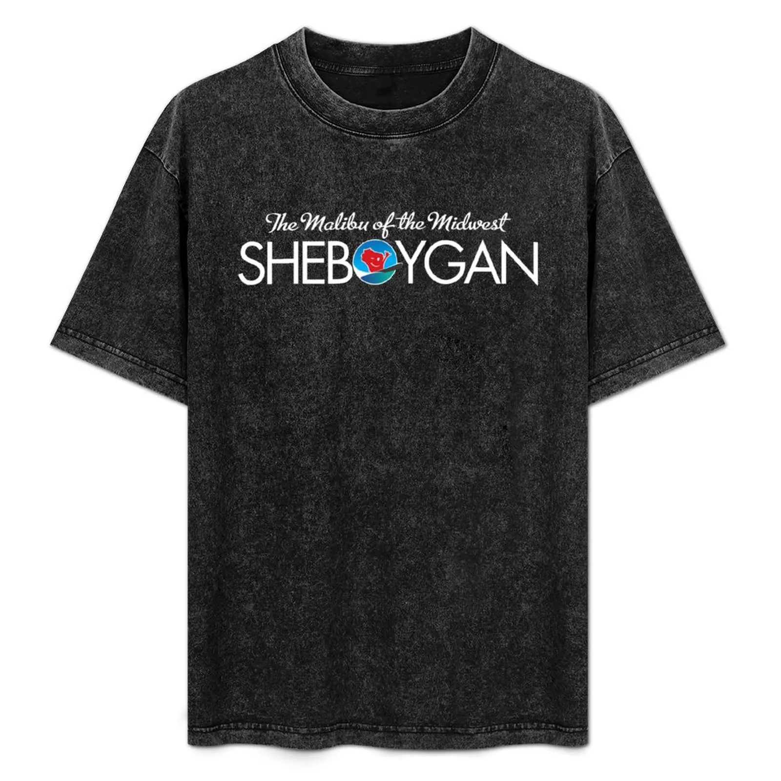 Sheboygan, The Malibu of the Midwest T-Shirt tanie rzeczy niestandardowa koszulka topping anime ubrania zwykłe białe t shirty mężczyźni