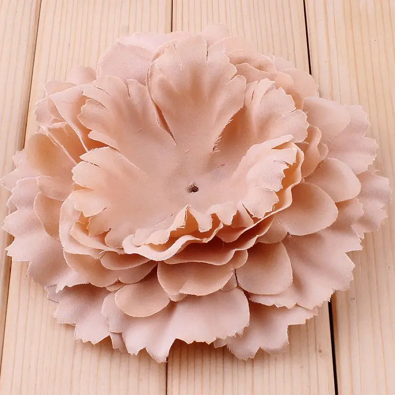 5pcs/lot 11CM 20 Colors Newborn DIY Fashion Chic Shabby Artificial Shaped Fabric Hair Flowers Bouquet For Wedding Bride Garland