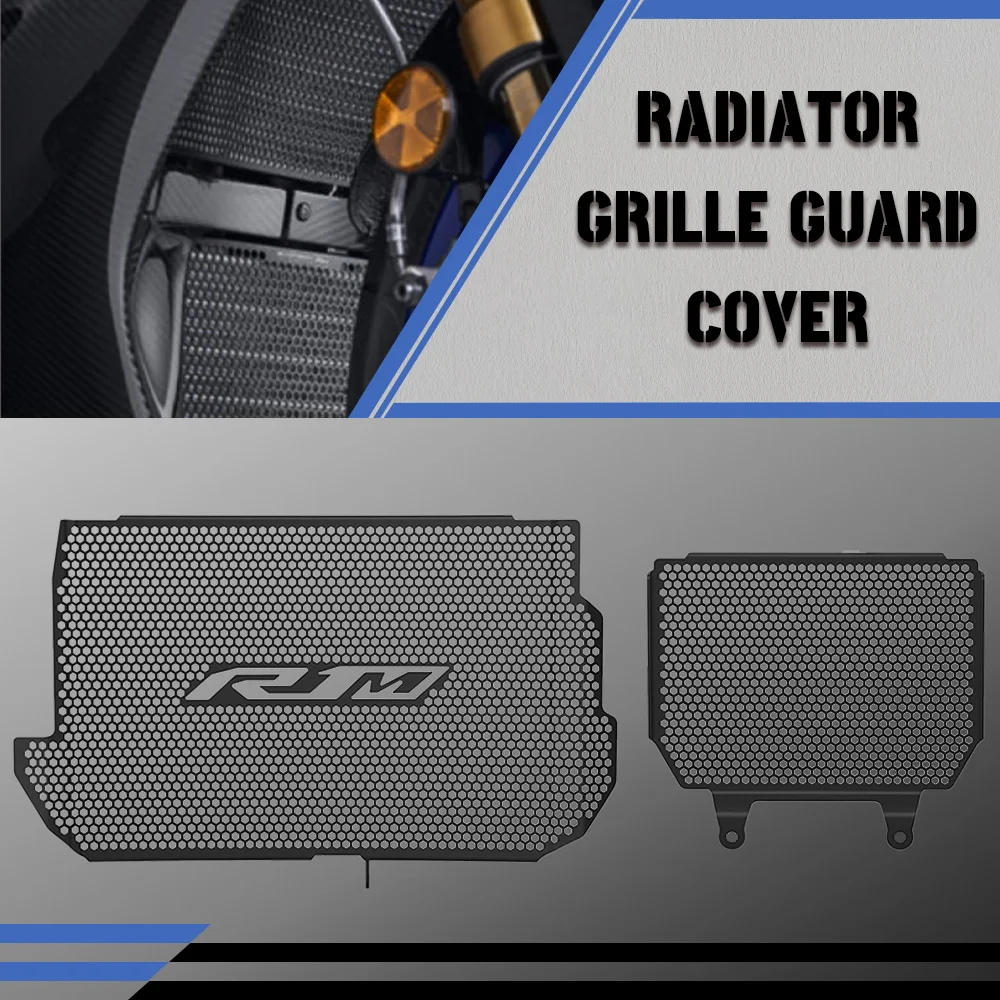 

Moto For Yamaha YZF R1M 2015-2016-2017-2018-2019-2020-2021-2022-2023-2024 Radiator Grille Guard Cover And Oil Cooler Guard Set