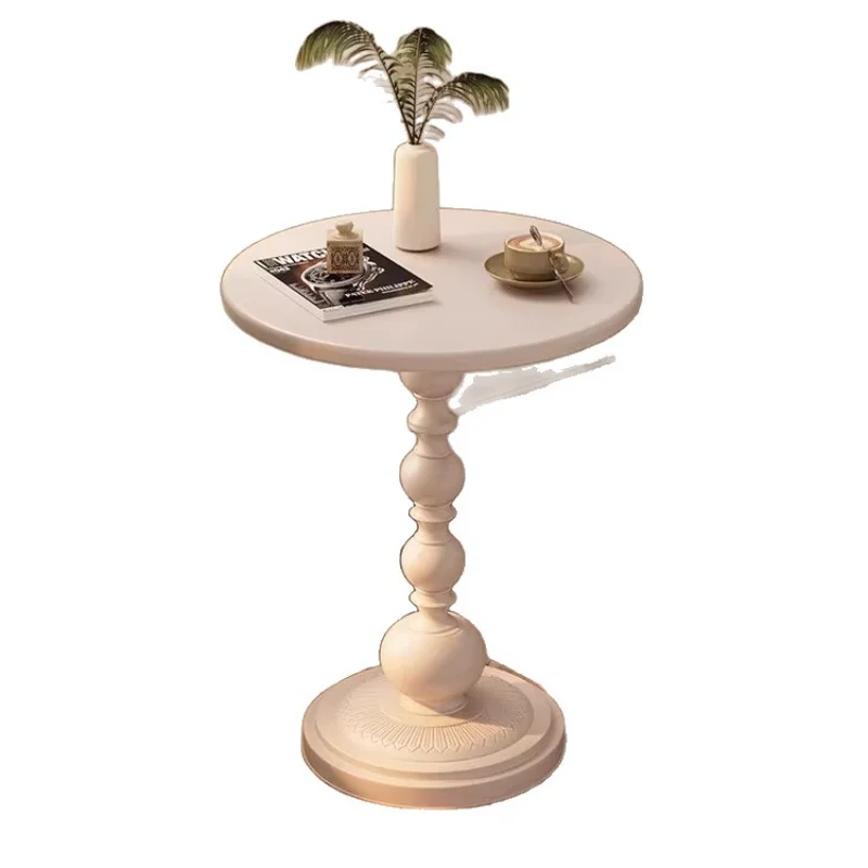 

#Wrought Iron Round Bedside Table / Living Room Side Table / Artistic Mini Coffee Table