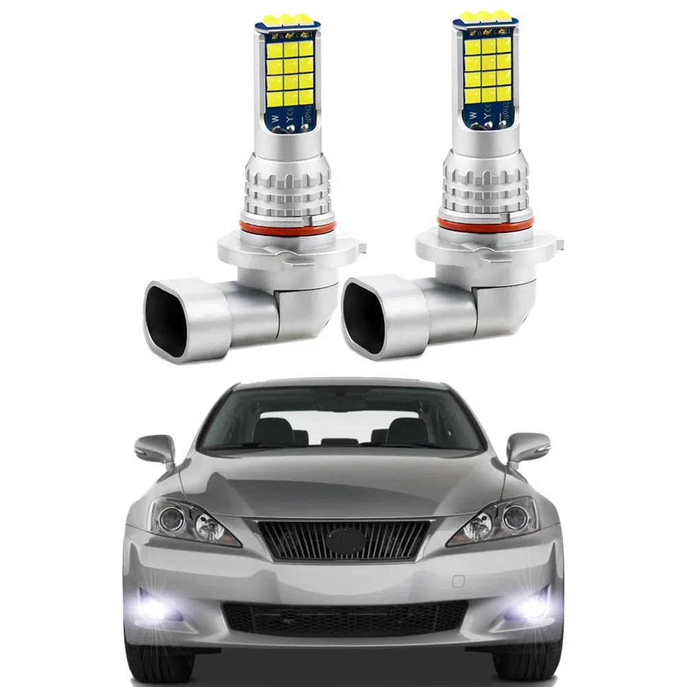 

2Pcs LED Fog Lamp Bulbs For Lexus IS250 IS350 2006 2007 2008 2009 2010 Accessories White Fog Lamp