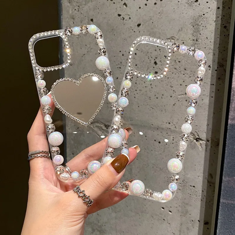 Rhinestone Case for iPhone 15 Pro Max 14 13 Pro 12 11 Pro Max Xs Max XR 8 7 Plus SE 2020 2022 Case Diamond Phone Cover Sunjolly