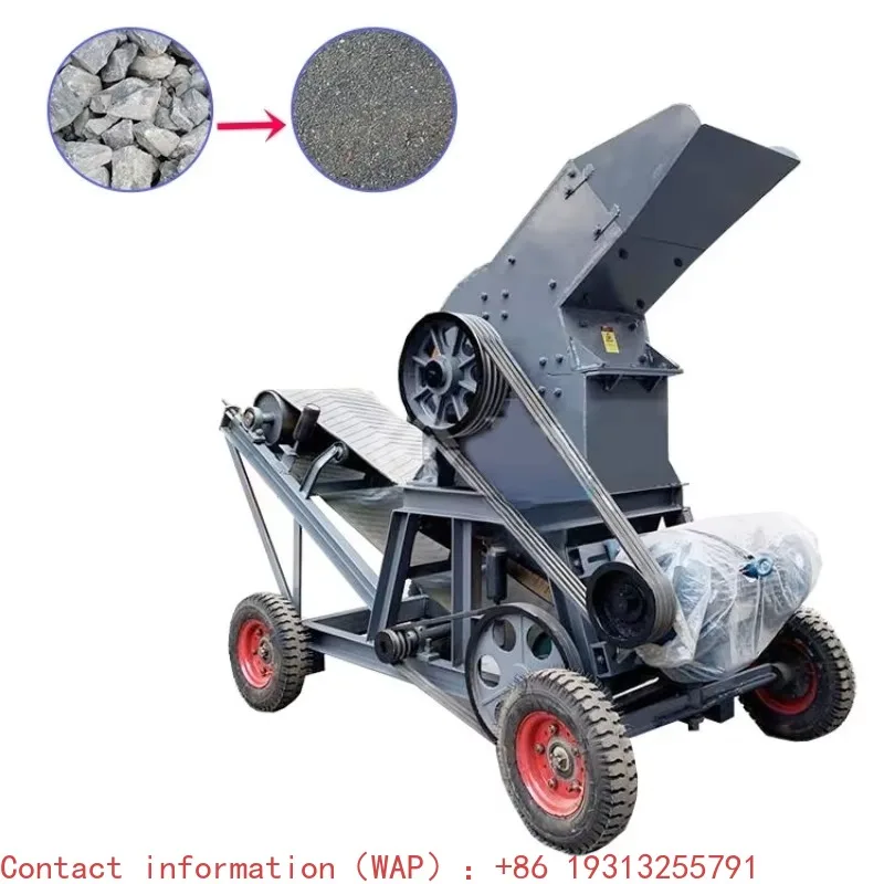 

【Best-selling】Mobile Hammer Mill Crusher Station High Efficiency Construction Waste Concrete Recycling Machine