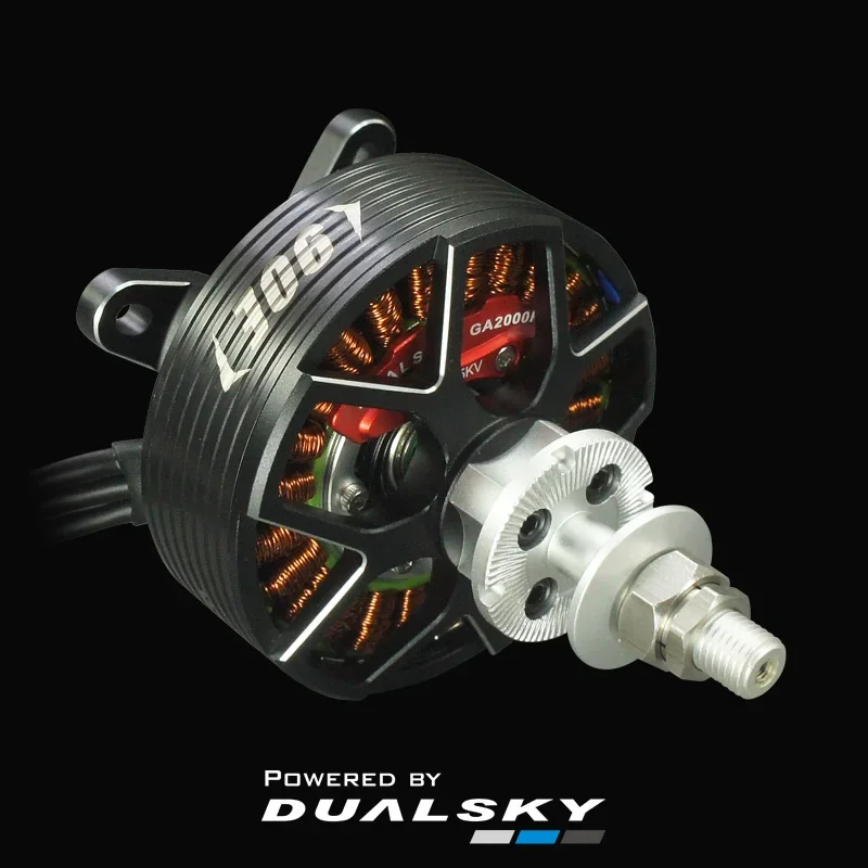 Dualsky GA2000R MKII 230KV 405KV 465kV Fixed Wing Aircraft Brushless Motor Suitable for 90E-110E Level 20cc Gasoline Engine