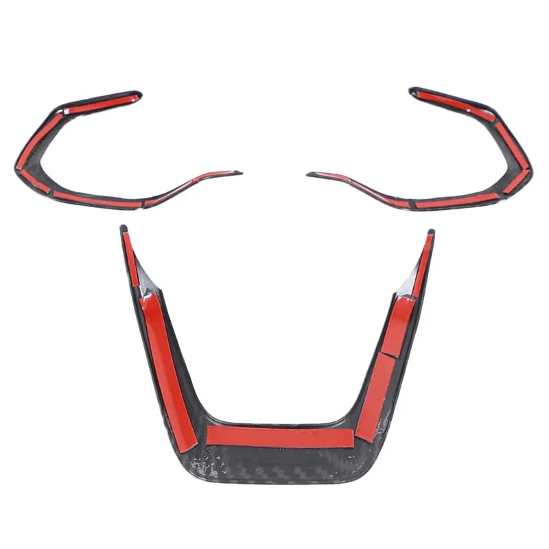 

metyoucar For Lexus GX 2024-2025 ABS Carbon Fiber Car Steering Wheel Button Frame Cover Interior Car Accessories