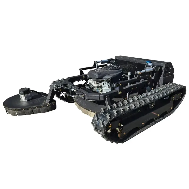 Width 900mm Side Moving Crawler Remote Control Lawn Mower