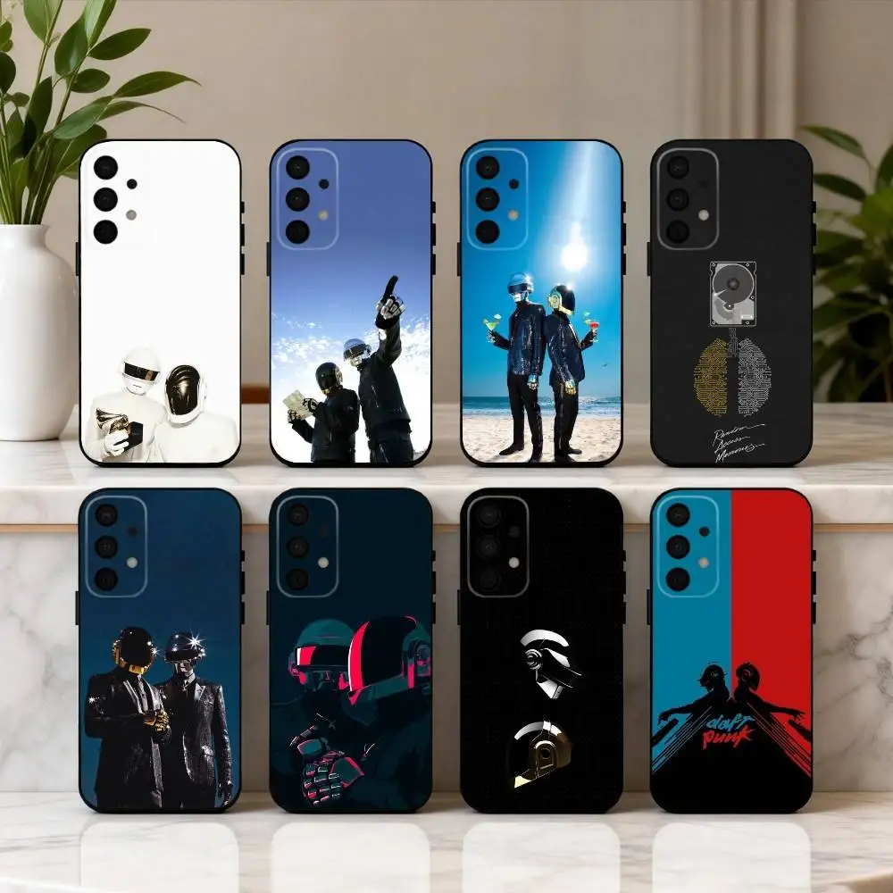 

D-Daft-T P-Punk-K Phone Case For Samsung Galaxy A73,A72,A71,A70,A53,A52,A51,Soft Silicone Black Cover
