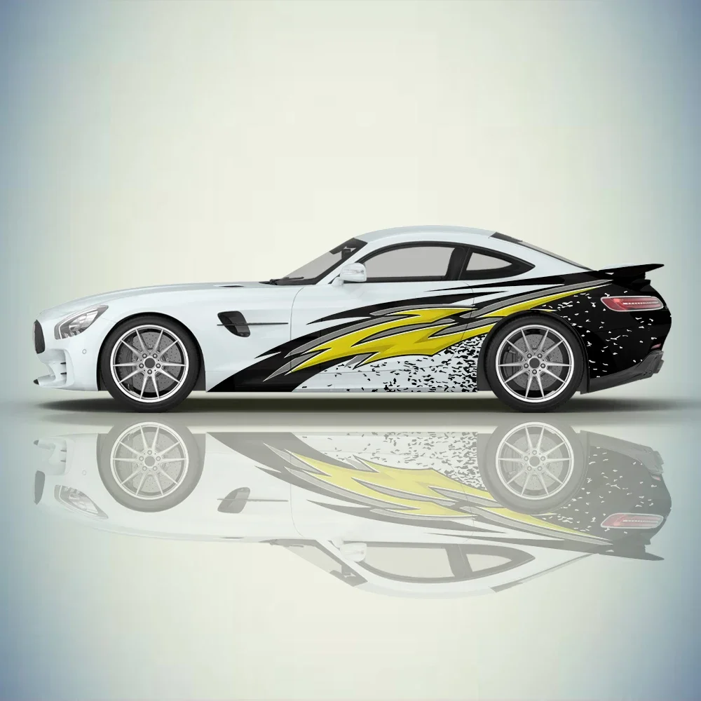 

Lightning abstract graphic Car side sticker vinyl motorsport paint accessories decal suitable for car truck suv car decals