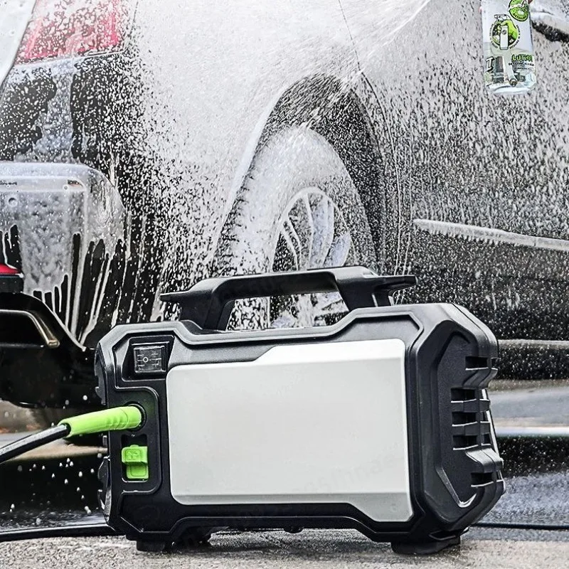 Car Washing Machine Portable High Pressure Water Pump Household 220V Automatic Car Brush Water Gun Power