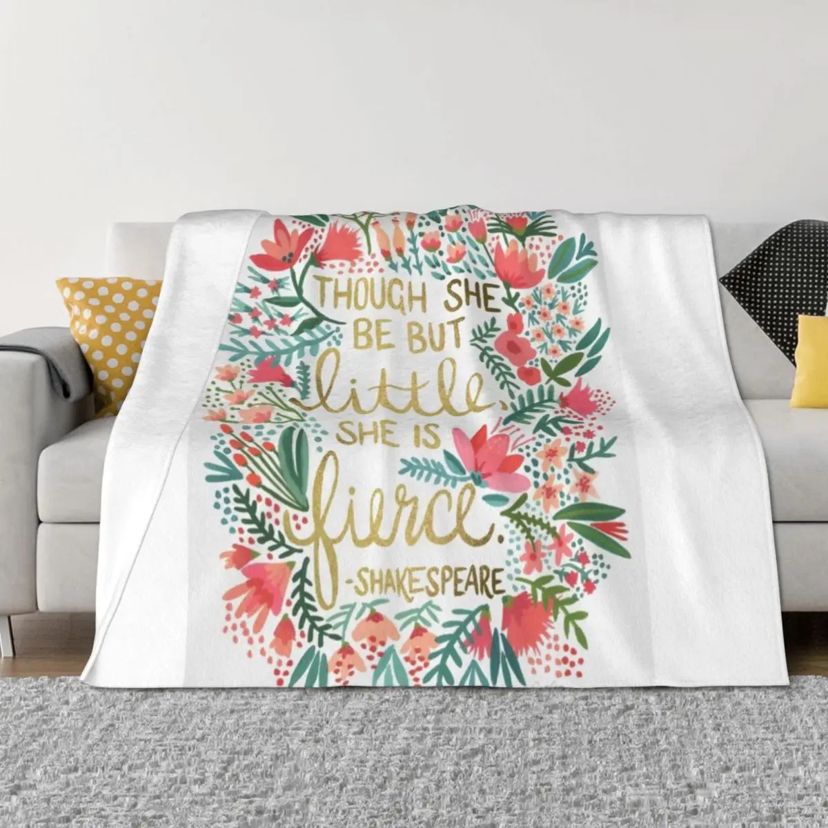 

Little & Fierce Throw Blanket Soft Beds Comforter Blankets Sofas Of Decoration Beach Blankets