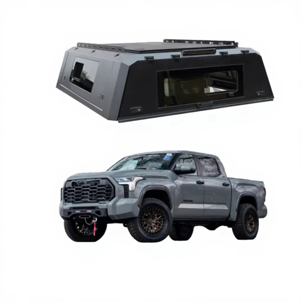 

Stock& Ready to Ship Customized Truck Canopy for 2014 Tundra Top Waterproof Bed Cover Hard Topper Good Fit High Loading