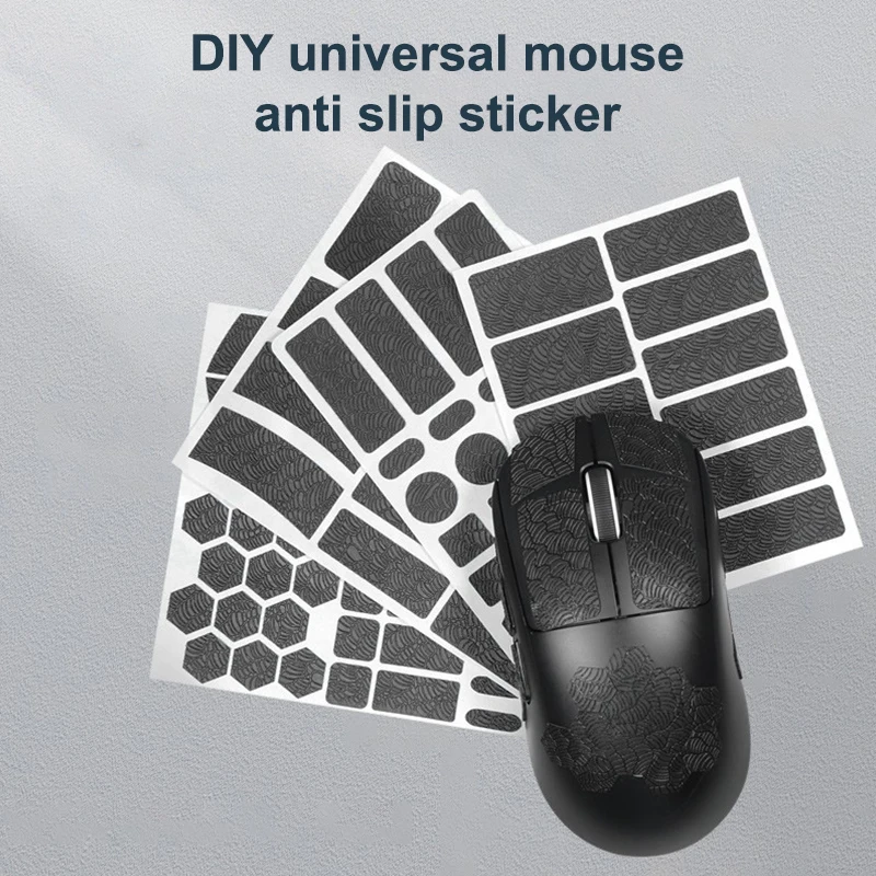 DIY Mouse Non Slip Sticker Universal Sweat Resistant Anti Slip Mouse Sticker For GPW 4 3 X-Raypad Mouse Grip Tape
