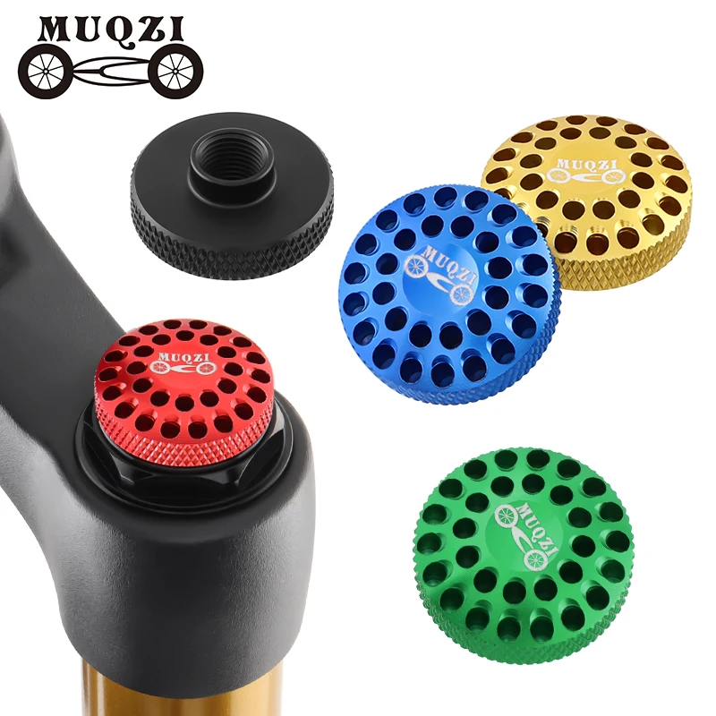 

MUQZI Крышка велосипедной вилки MTB Воздушная вилка Клапан Верхняя крышка для подвесной вилки