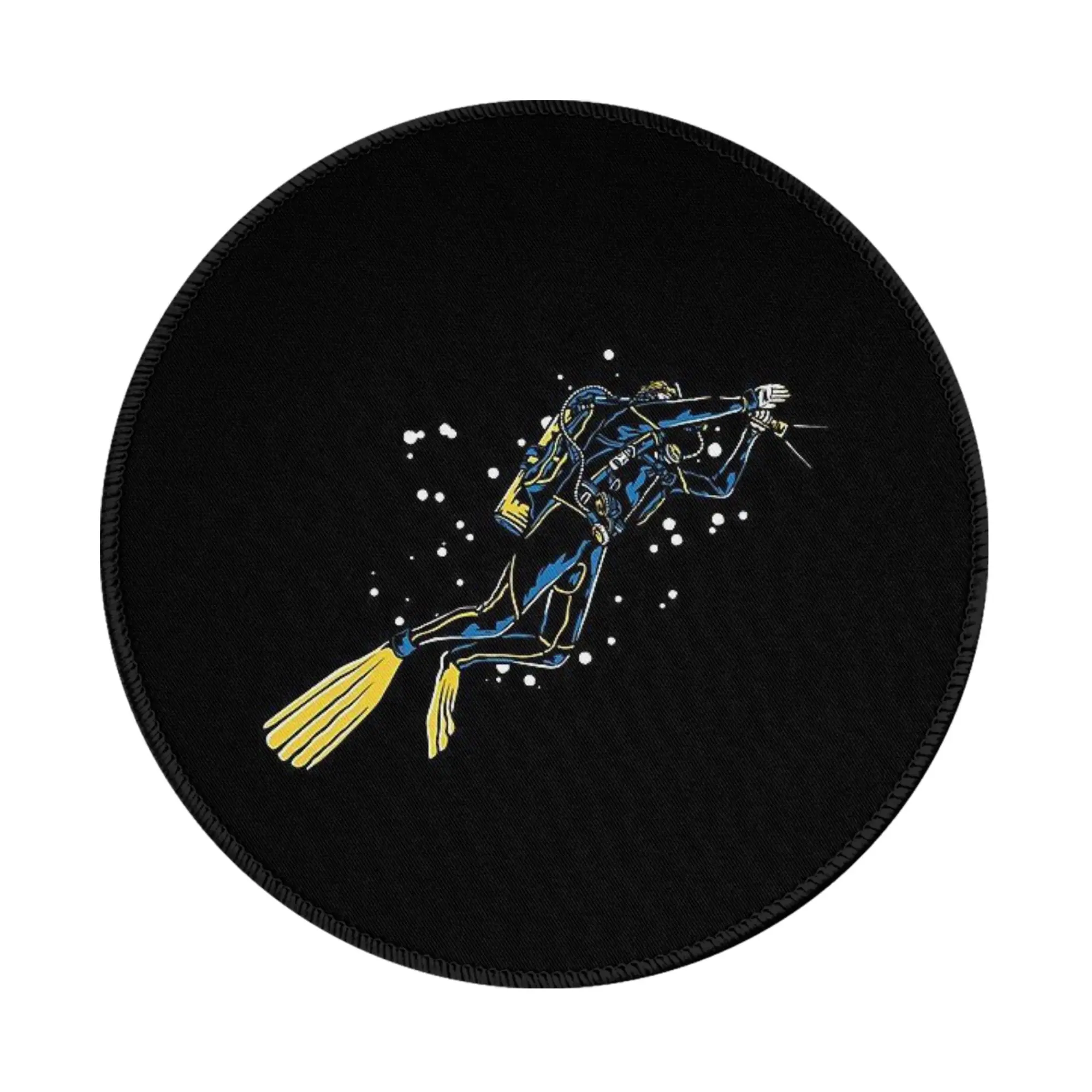 Scuba Diving Dive Diver Sea Snorkeling Sports  Mouse Pad Computer Keyboard Mouse Mat PC Laptop Desk Mat Accessories Table Mats