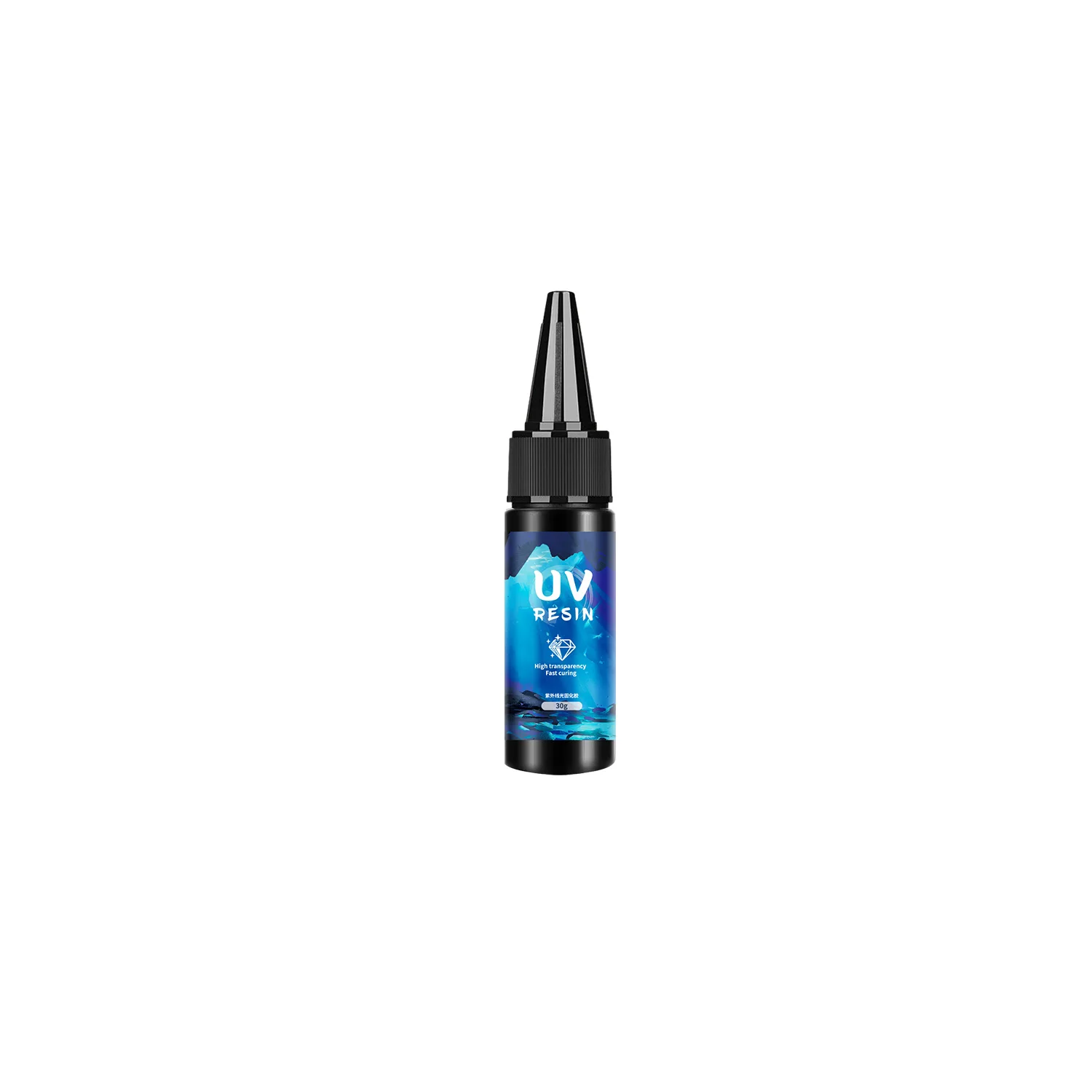 Rare Uv Resin Glue High Clear Hardness Epoxy Resin UV Glue For Jewelry Making Transparency Quickly Drying Uv Glue 30-1000g image 3
