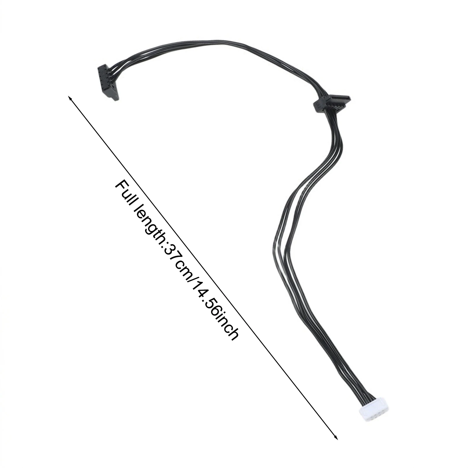 For Quick System Setup 37cm 14.56in Long 6Pin To 2-Port for sata Cable Wear Resistant Material 37cm Optimal Length