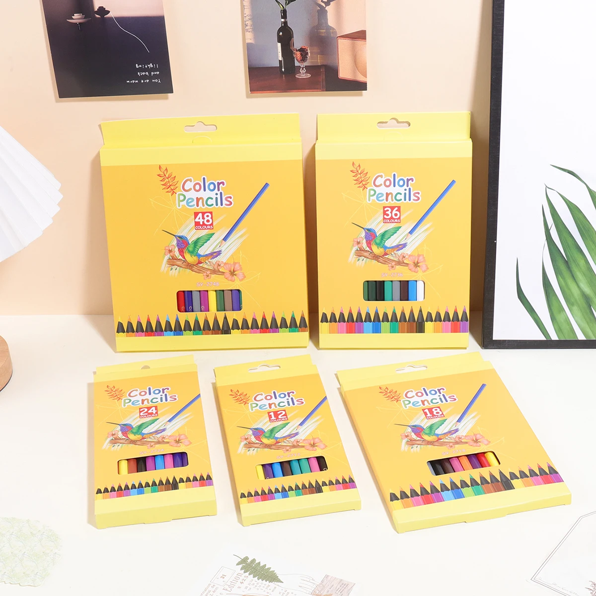 1 Schachtel Buntstifte, geeignet für Kunstmalerei, Skizzier- und Buntstifte, Schreibwarengeschenk für Freunde