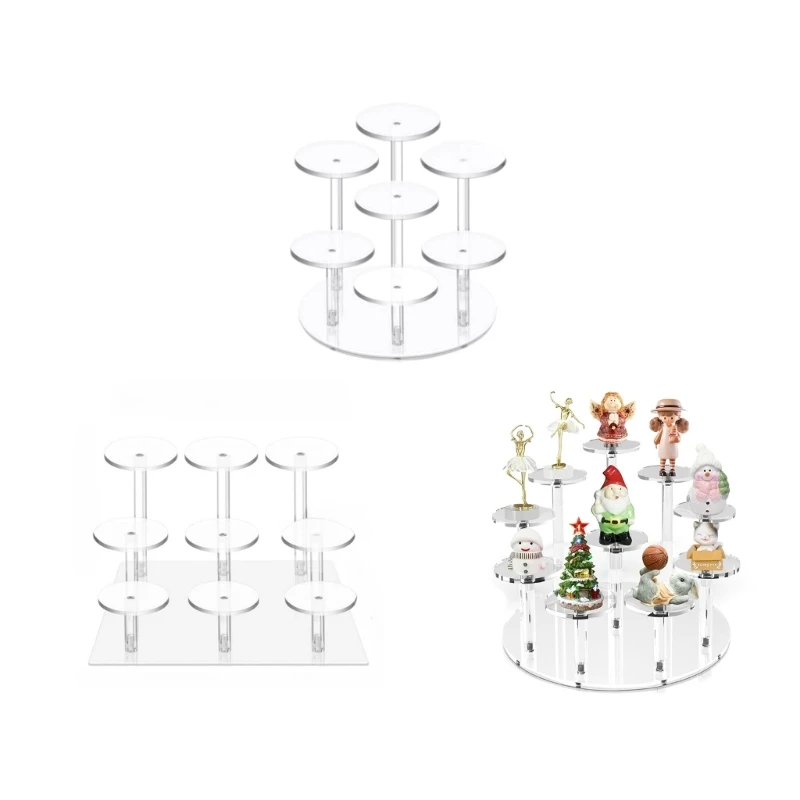 

Jewelry Display Stand Round Small Jewelry Bracket Dessert Cake Storage Rack