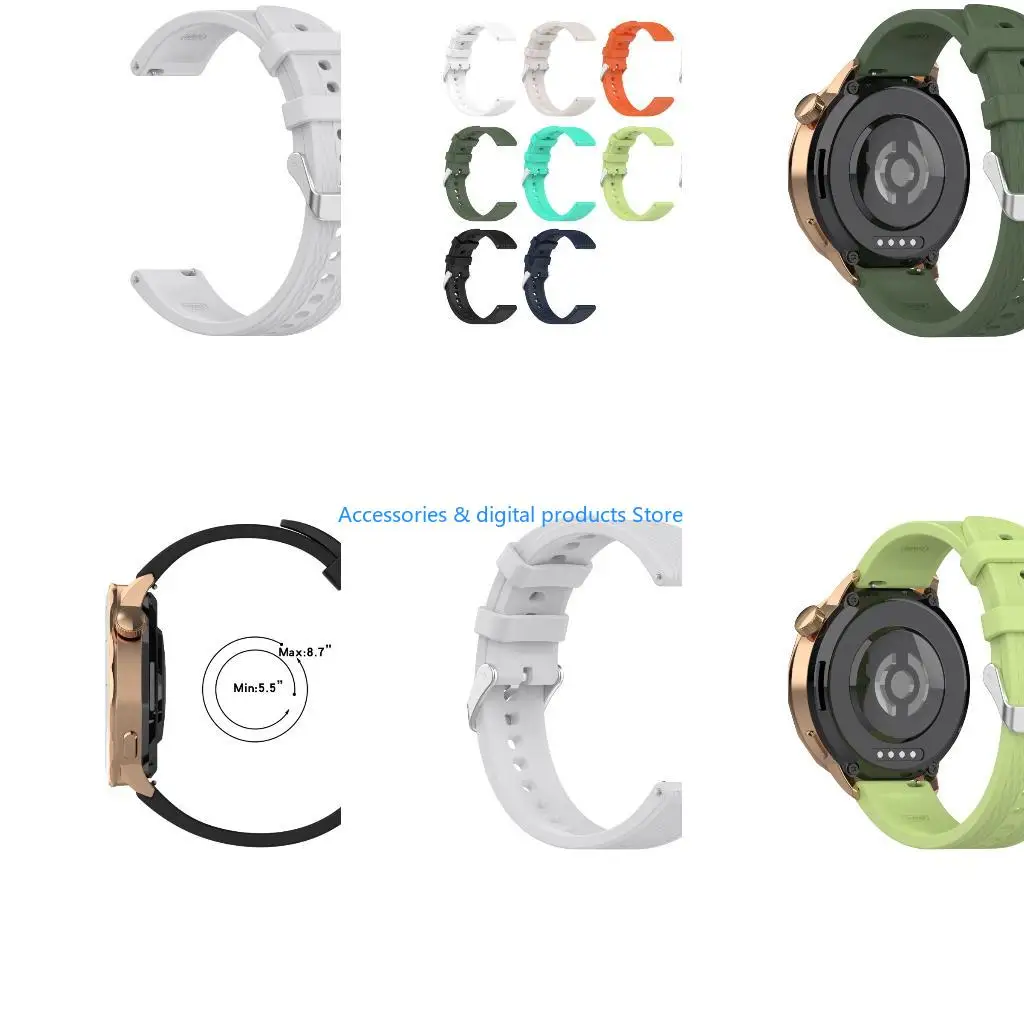 77JD Replacement Wrist Straps Quick Release Wristband Straps Sweatproof Bracelets