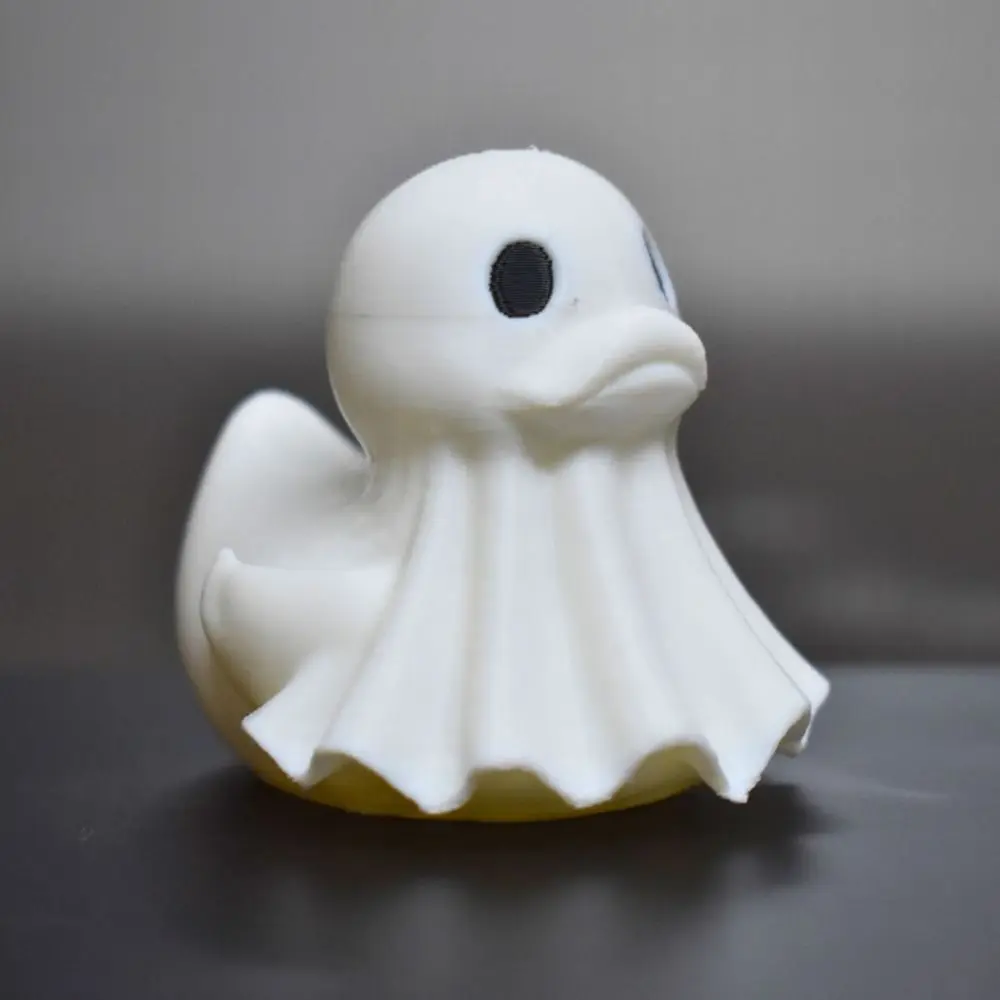 PLA Halloween Ghost Duck Compact Lightweight Spooky Desktop Ornament Collectible Smooth Creative Ghost Duckling Room Table