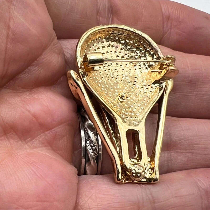 أزياء النفط يقطر ثلاثي الأبعاد اللون منطاد الهواء الساخن بروش سبيكة حجر الراين بروش دبوس دعوى بروك للرجال والنساء #6