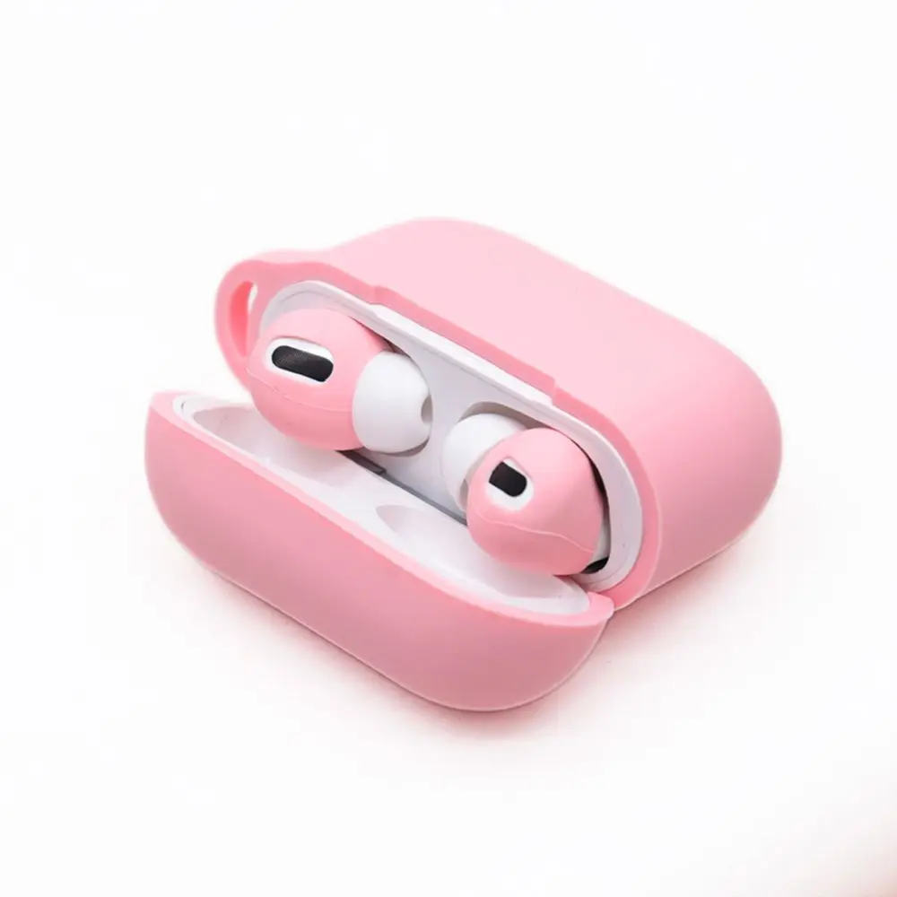 2pcs/1pair Anti Slip Earphone Replacement Earbuds Case Cover Eartips Silicone For Airpods Pro