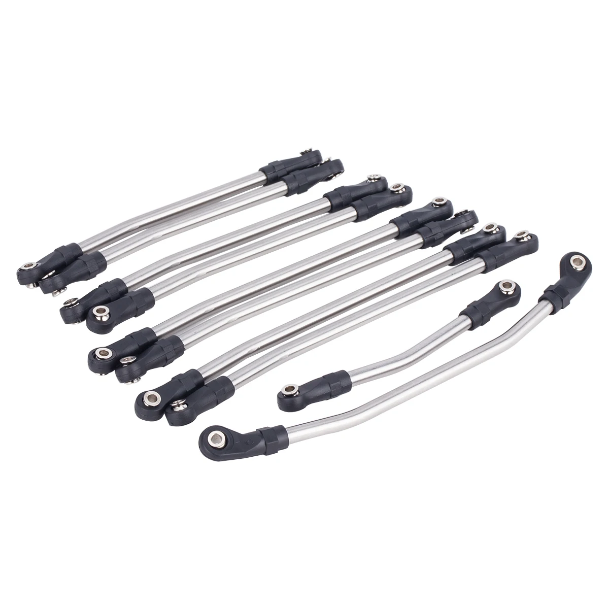Metal Link Suspension Linkage With Nylon Rod End Kit For Axial SCX10 SCX10II 90046 1/10 RC Crawler Car Replacement Accessories