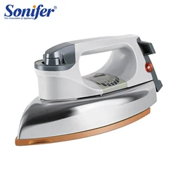 Electric Dry Iron For Clothes 1200W Household Fabric Ceramic Soleplate Electric Iron Ironing Fast-heat For Clothes Sonifer